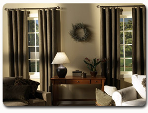 living room drapery, custom drapery for residential homes